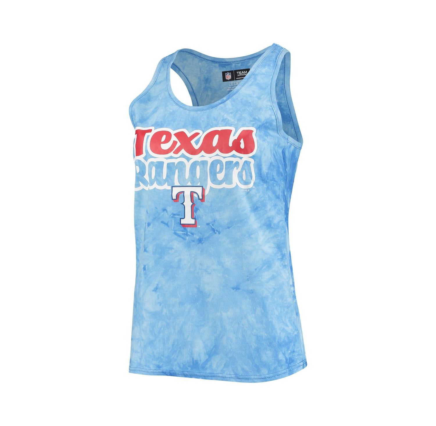 Women's Royal Texas Rangers Billboard Racerback Tank Top and Shorts Set