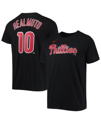 Majestic Men's JT Realmuto Black Philadelphia Phillies Official Name ...