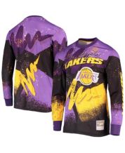 Nike Men's 2022-23 City Edition Los Angeles Lakers Purple Dri-Fit Pregame Long Sleeve Shirt, XXL
