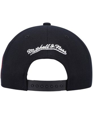 Men's Black Toronto Raptors Hardwood Classics Script 2.0 Snapback Hat