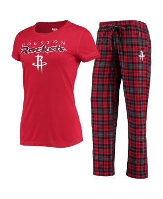 Women's Concepts Sport Red, Black Houston Rockets Lodge T-shirt and ...