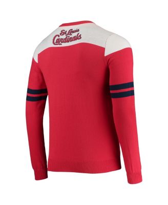 Men's Red St. Louis Cardinals Ticket Light-Up Ugly Sweater