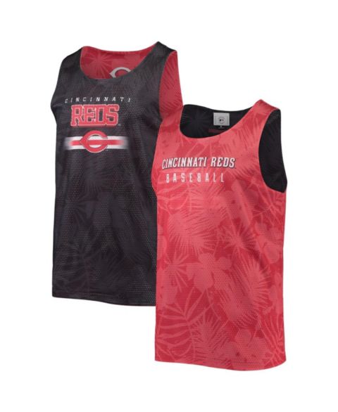 Мужской топ FOCO Red Cincinnati Reds Floral Reversible Mesh