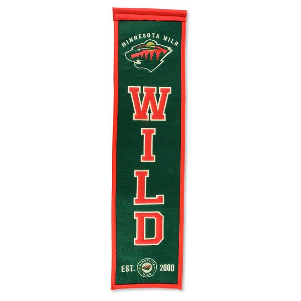 Winning Streak Minnesota Wild Heritage Banner   Sports Fan Shop By