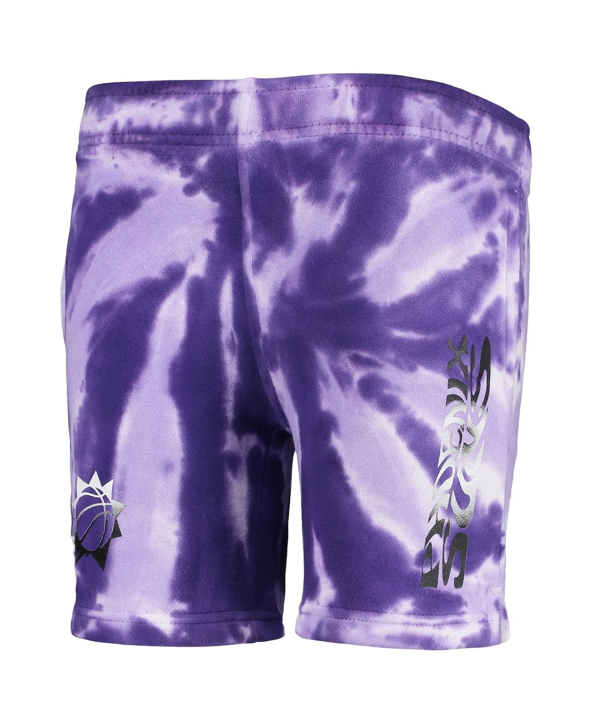 Shop Outerstuff Preschool White, Purple Phoenix Suns Santa Monica Shorts In White,purple