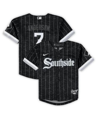 Infant Unisex Nike Tim Anderson Black Chicago White Sox City Connect Script Replica Jersey Macy s