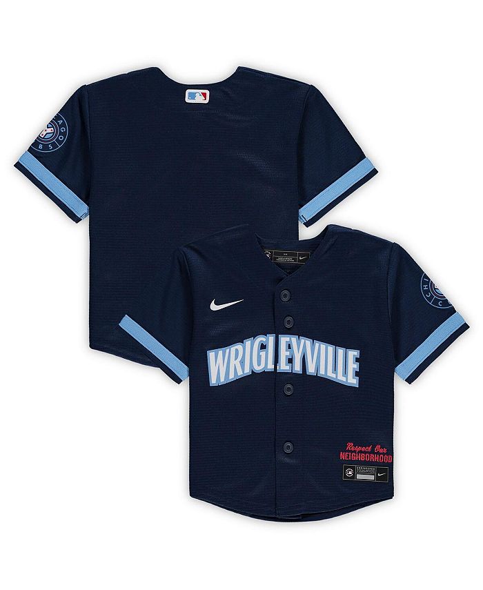 Chicago Cubs Nike Men's Navy City Connect Wrigleyville Replica