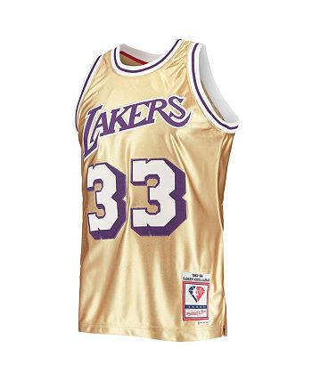 Maillot Lakers 1983-84 Signé Kareem Abdul-Jabbar - Swingman Violet, Authentifié Fanatics