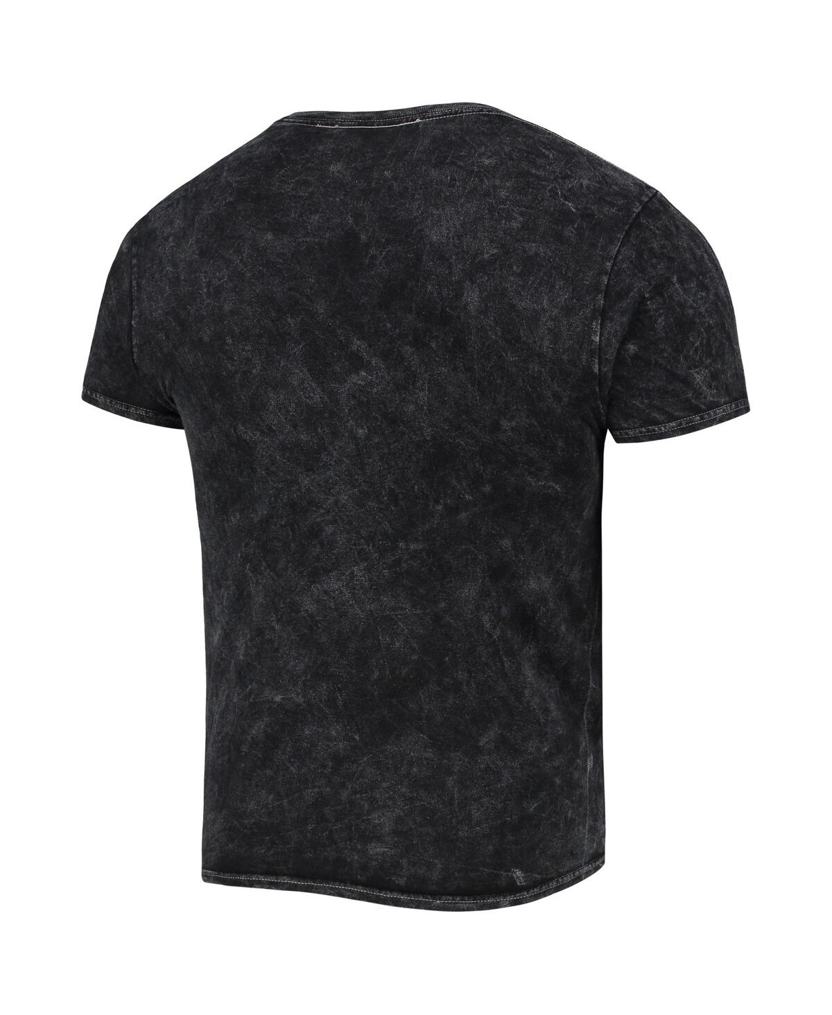 Men's '47Toronto Raptors 75Th Anniversary City Edition Mineral Wash Vintage-Look Tubular T-shirt - Black