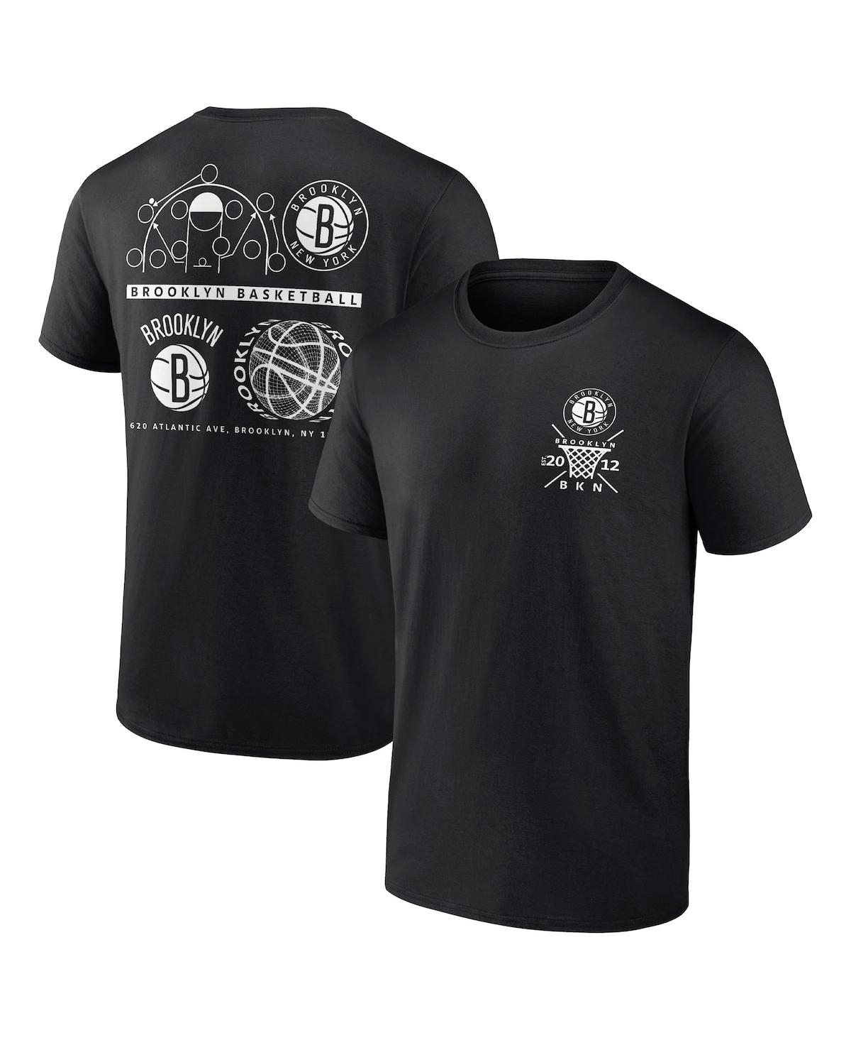 Men's FanaticsBrooklyn Nets Court Street Collective T-shirt - Black