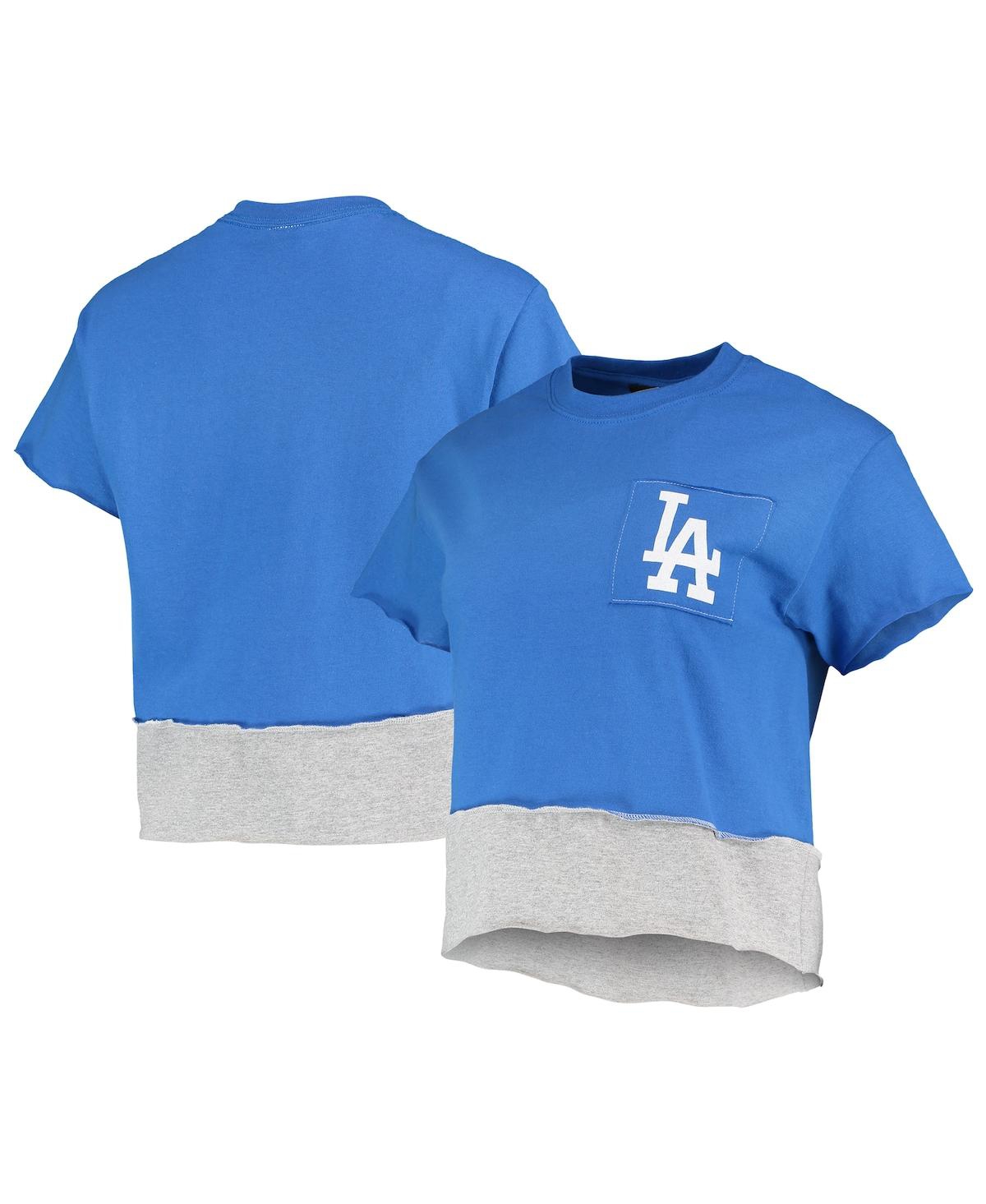 REFRIED APPAREL WOMEN'S REFRIED APPAREL ROYAL LOS ANGELES DODGERS CROPPED T-SHIRT