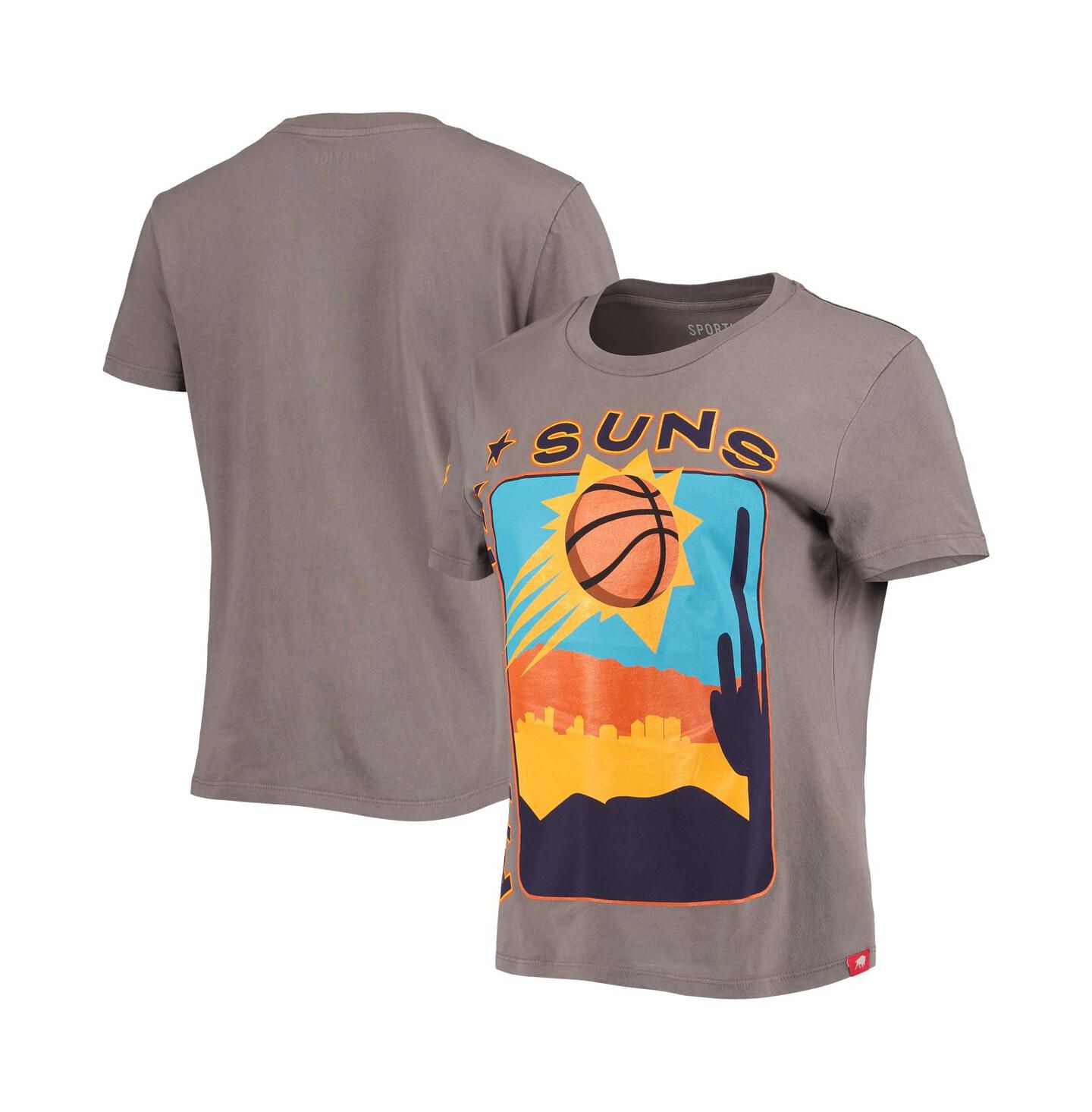 Женская футболка Sportiqe Charcoal Phoenix Suns Street Capsule Arcadia — фото 2