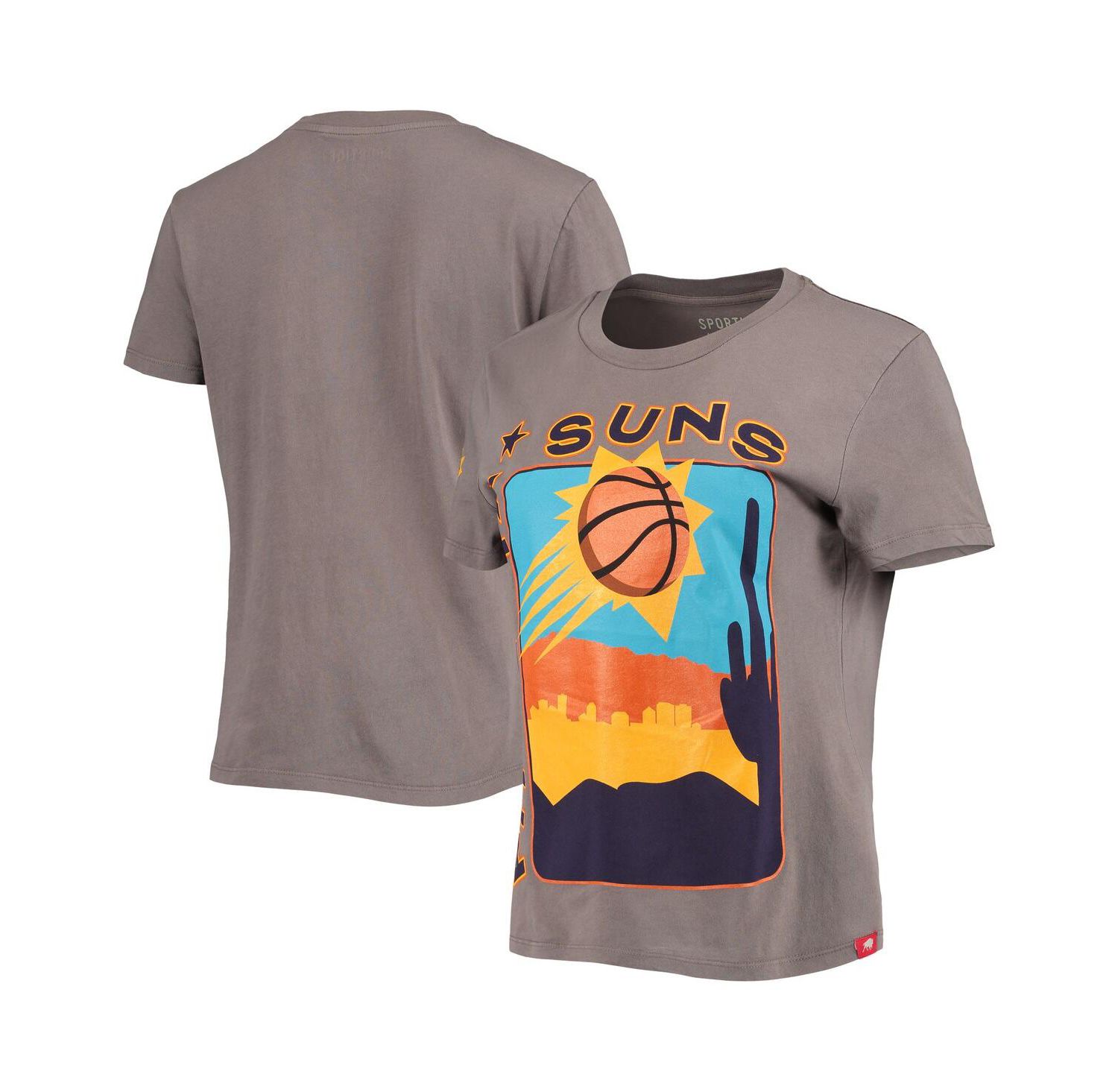 Women's Charcoal Phoenix Suns Street Capsule Arcadia T-shirt