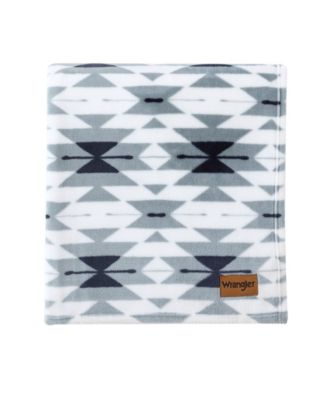 Navajo Ultra Soft Plush Fleece Reversible Throw, 70" x 50"