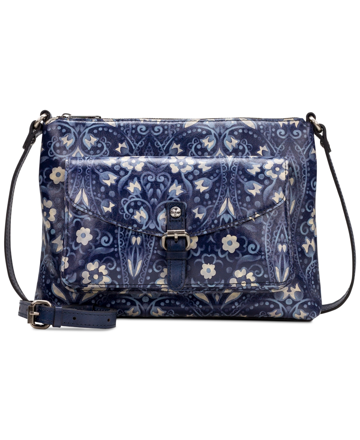 Patricia Nash Kirby Leather Crossbody, Created For Macy's In Folklore