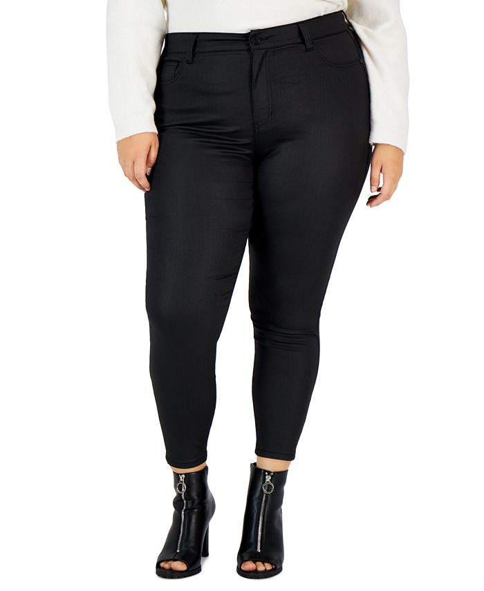Celebrity Pink Trendy Plus Size Curvy High-Rise Skinny Jeans - Macy's