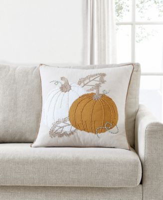 Lacourte Herringbone Pumpkin Decorative Pillow 20 x 20