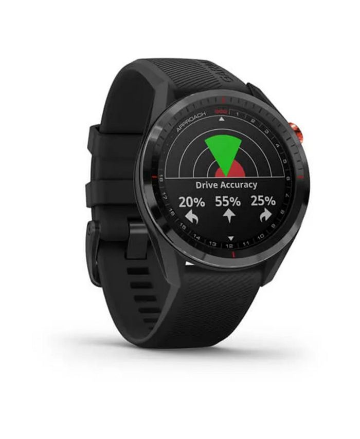 Garmin Unisex Approach S62 Bundle Black Silicone Band Watch 35mm