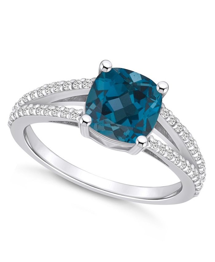 Macy's london hotsell blue topaz ring