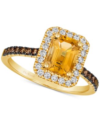 Le Vian - Cinnamon Citrine (1-1/6 ct. t.w.) & Diamond (x ct. t.w.) Ring in 14k  Gold