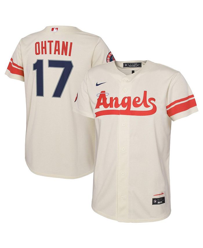 100% Authentic Shohei Ohtani Nike LA Angels City Connect Cream Jersey 40 M  Mens