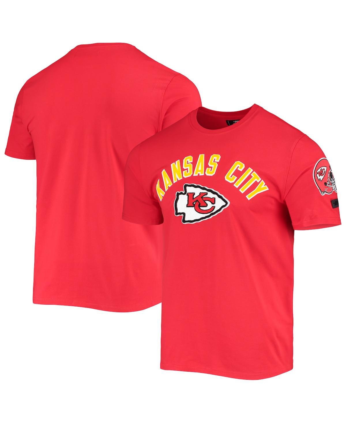 Men's Pro Standard Red Kansas City Chiefs Team Classic Bristle Slim-Fit T-Shirt Size: Medium