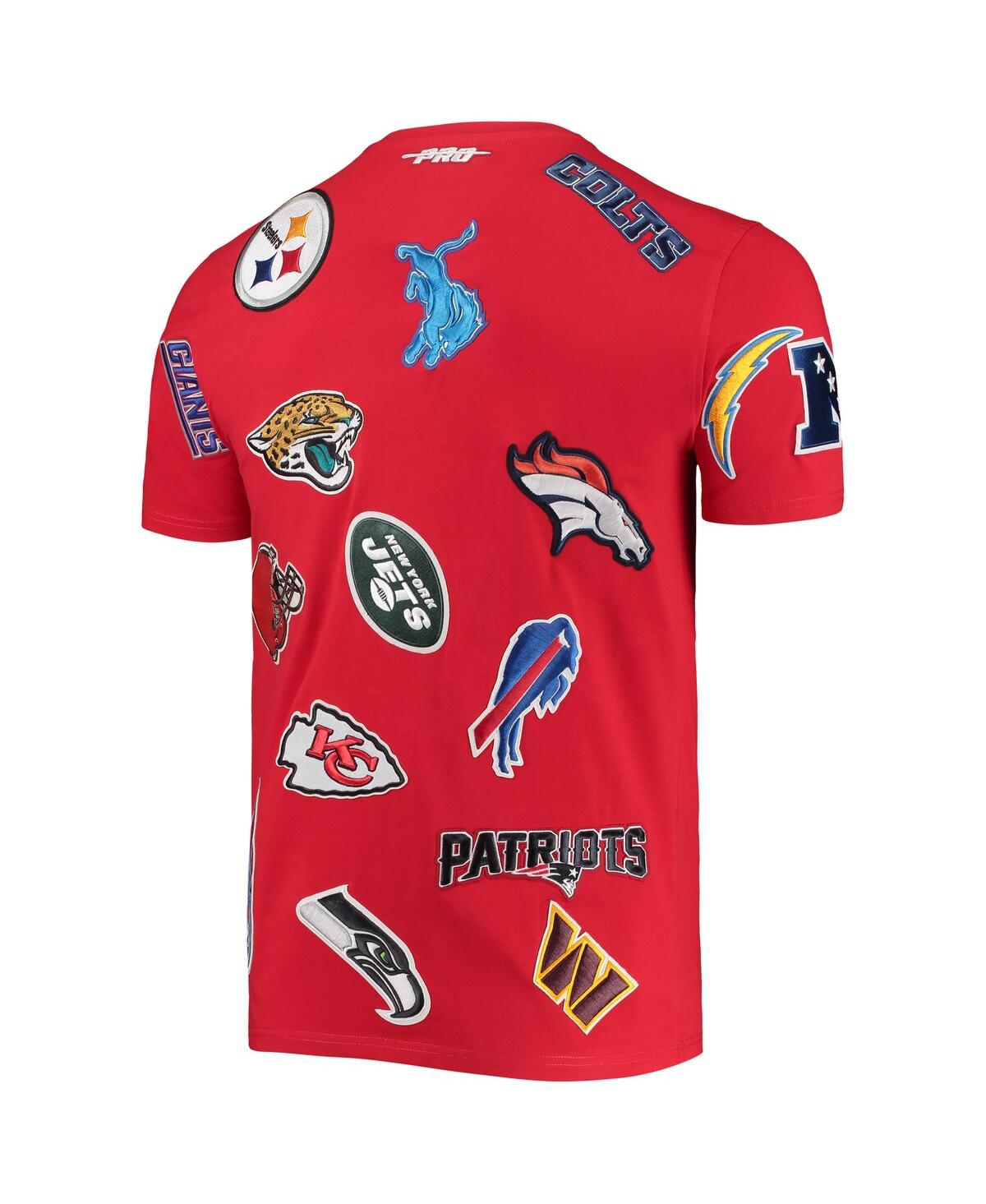 Shop Pro Standard Men's  Red Nfl League Wordmark T-shirt