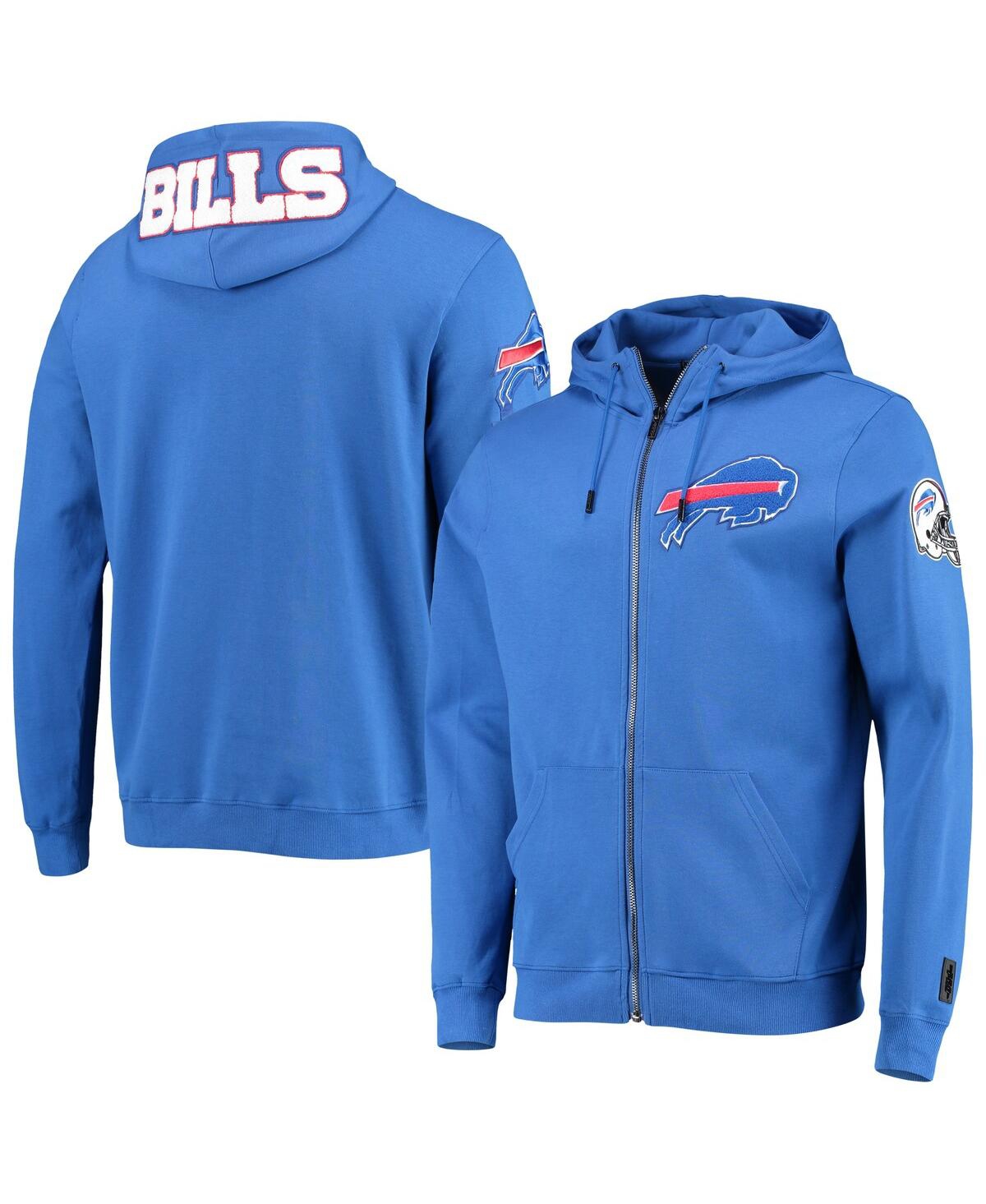 Shop Pro Standard Men's  Royal Buffalo Bills 4-hit Full-zip Hoodie