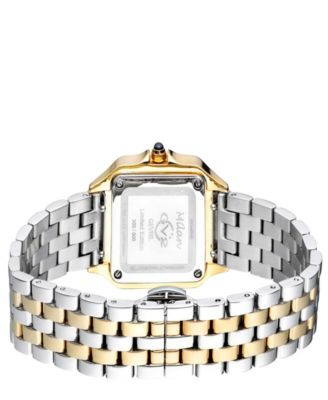 Women's Milan Swiss Quartz Two-Tone Stainless Steel Bracelet Watch 27.5mm