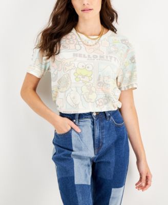 Love Tribe - Juniors' Hello Kitty & Friends Printed T-Shirt
