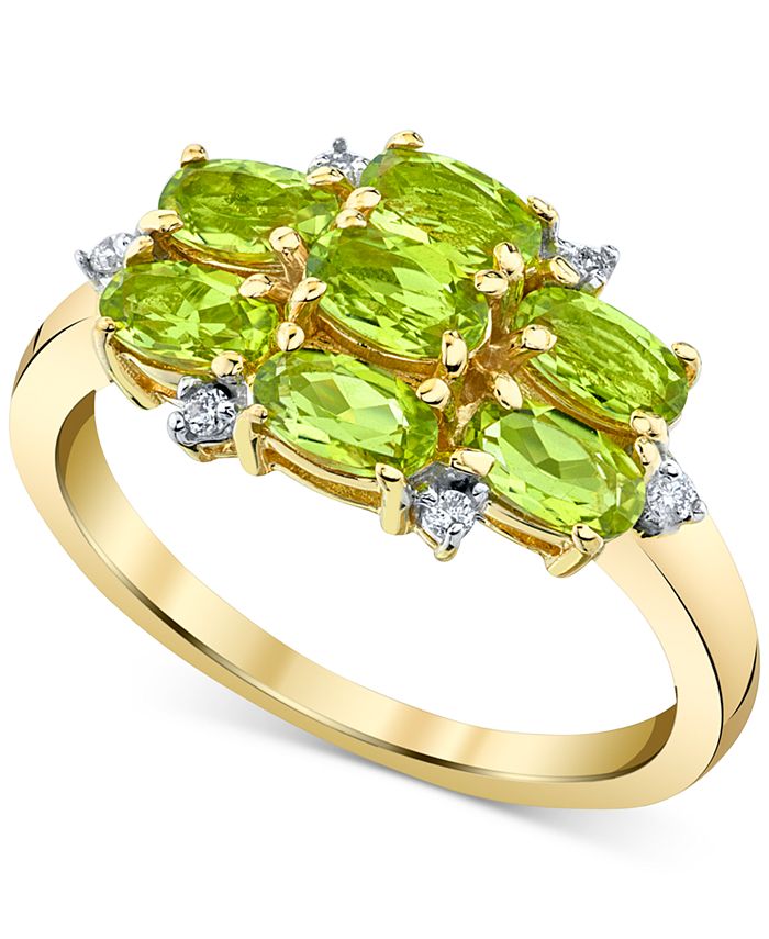 Macy's top peridot ring