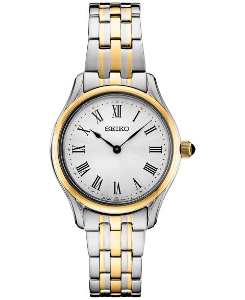 Женские часы Seiko Essentials Two-Tone Stainless Steel Bracelet Watch 29mm
