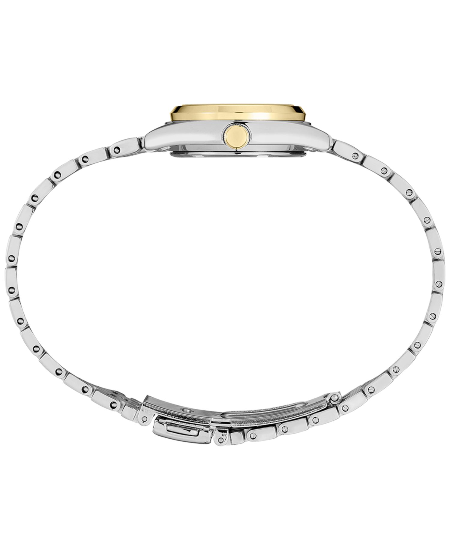 Women's Analog Essentials Two-Tone Stainless Steel Bracelet Watch 25mm