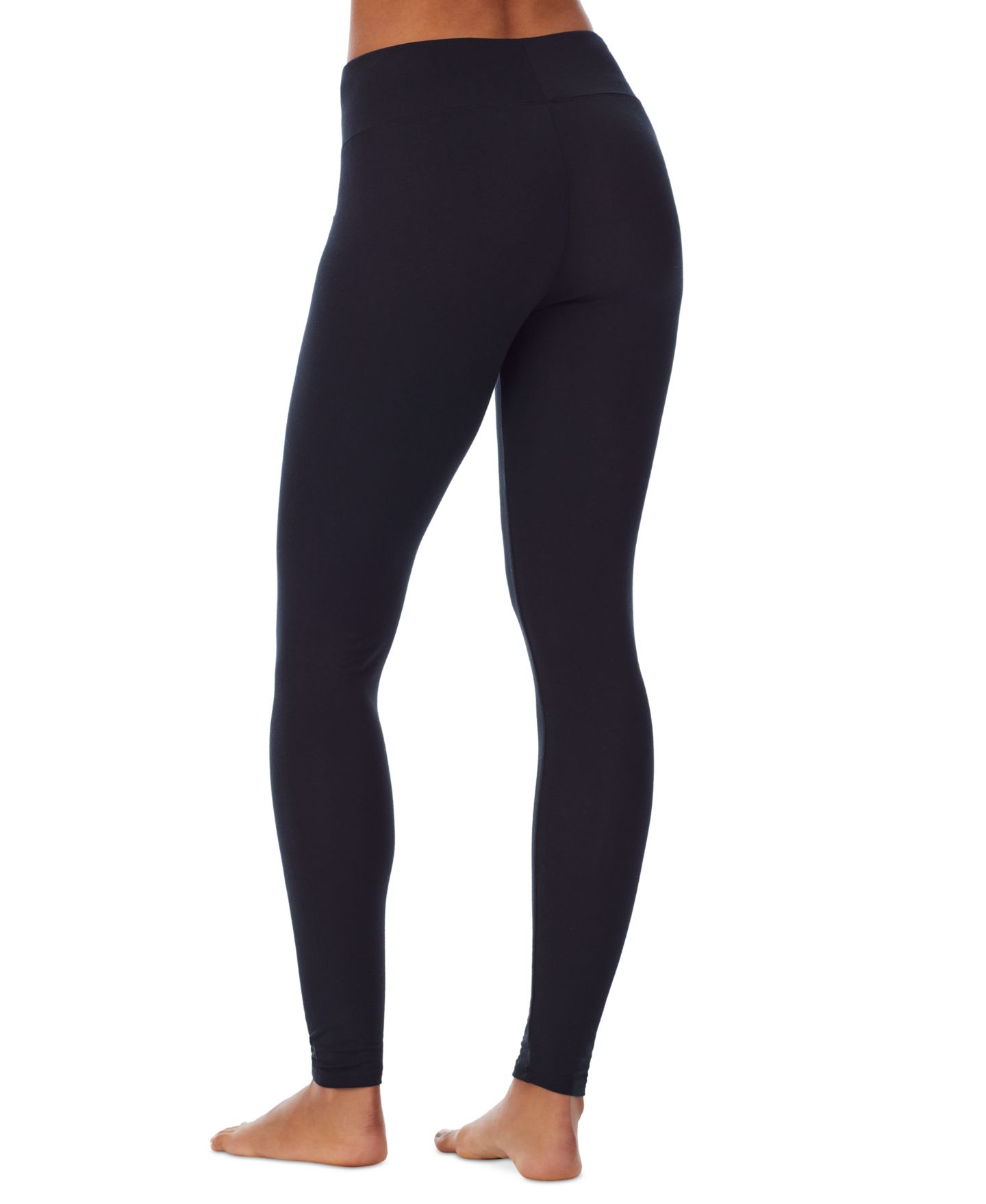 Женские леггинсы Cuddl Duds Softwear with Stretch High-Waist, цвет: Чёрный — фото 7
