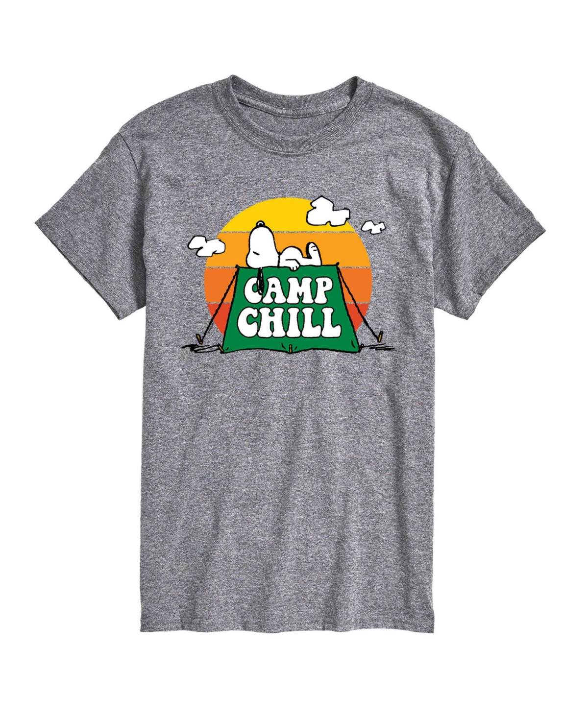 Airwaves Men's Peanuts Camp Chill T-shirt In Gray