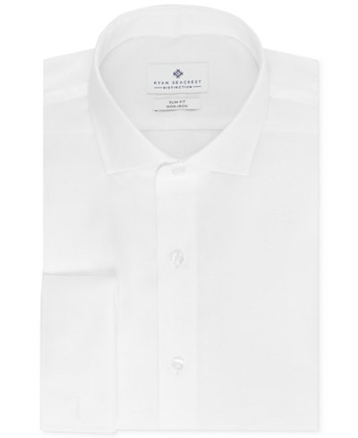 Ryan Seacrest Distinction Men's Slim-Fit Non-Iron French Cuff Shirt, Only at Macy's