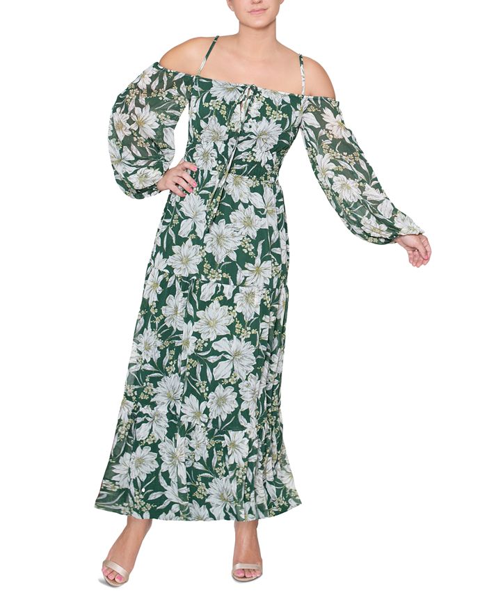 RACHEL Rachel Roy Women's Wyatt Printed Tiered Maxi Dress & Reviews -  Dresses - Women - Macy's