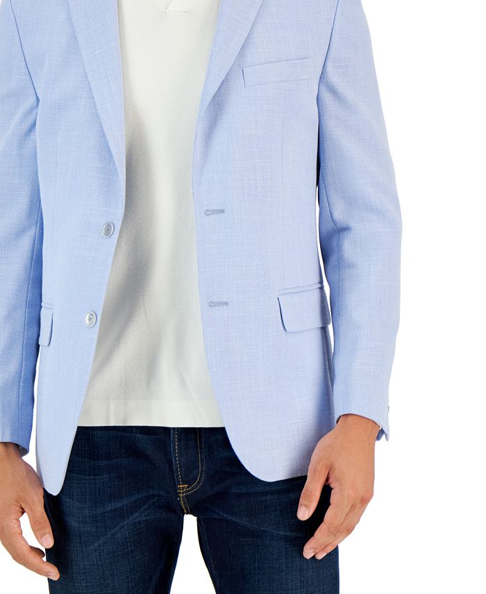 Tommy Hilfiger Men's Blue Solid Modern-Fit Sport Coat & Reviews ...