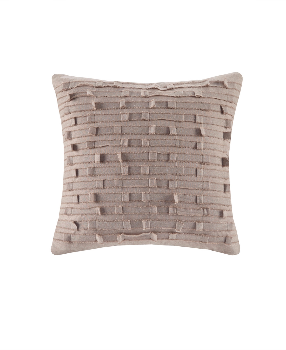 Ink+ivy Kerala Square Pillow In Taupe