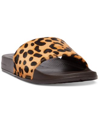 FitFlop - Women's Iqushion Leopard Slide Sandals