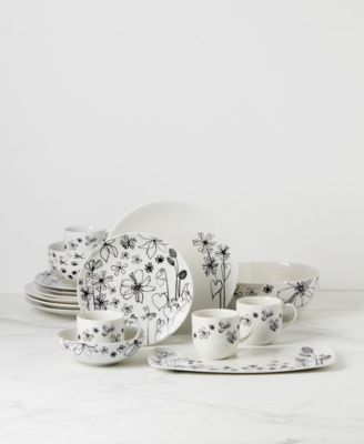 kate spade new york Garden Doodle 18 Piece Set - Macy's