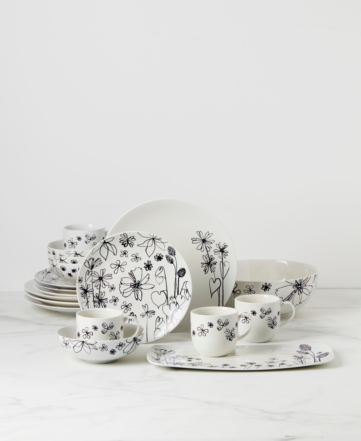 kate spade new york Garden Doodle 18 Piece Set