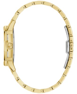 Women's Crystal Octava Gold-Tone Stainless Steel Bracelet Watch 34mm