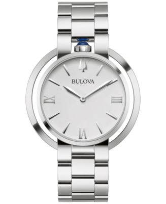 Bulova Women's Rubaiyat Stainless Steel Bracelet Watch 40mm