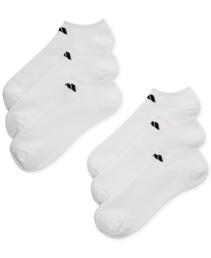 adidas Men's Cushioned Athletic 6-Pack No Show Socks