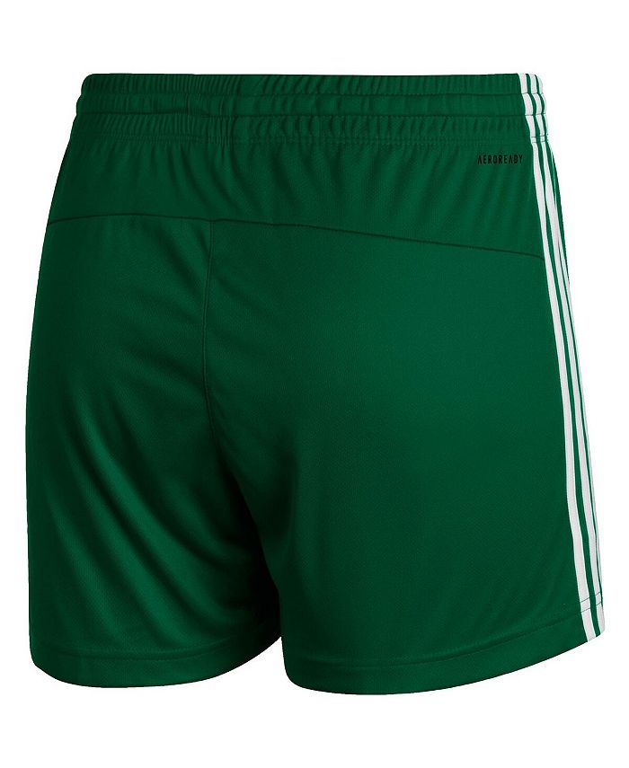 adidas Women's Green Miami Hurricanes AEROREADY Training Shorts Macy's