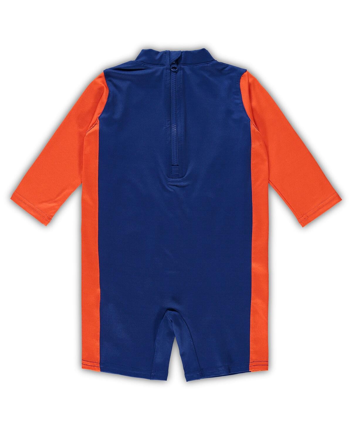 Infant Unisexand Orange Florida Gators Wave Runner Wetsuit - Royal, Orange