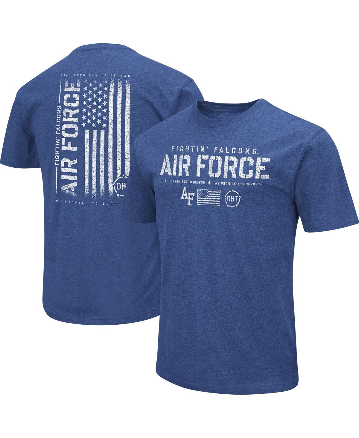 Shop Colosseum Men's  Royal Air Force Falcons Oht Military-inspired Appreciation Flag 2.0 T-shirt