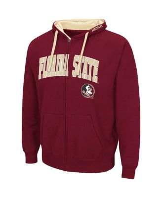 Men's Garnet Florida State Seminoles Big and Tall Full-Zip Hoodie