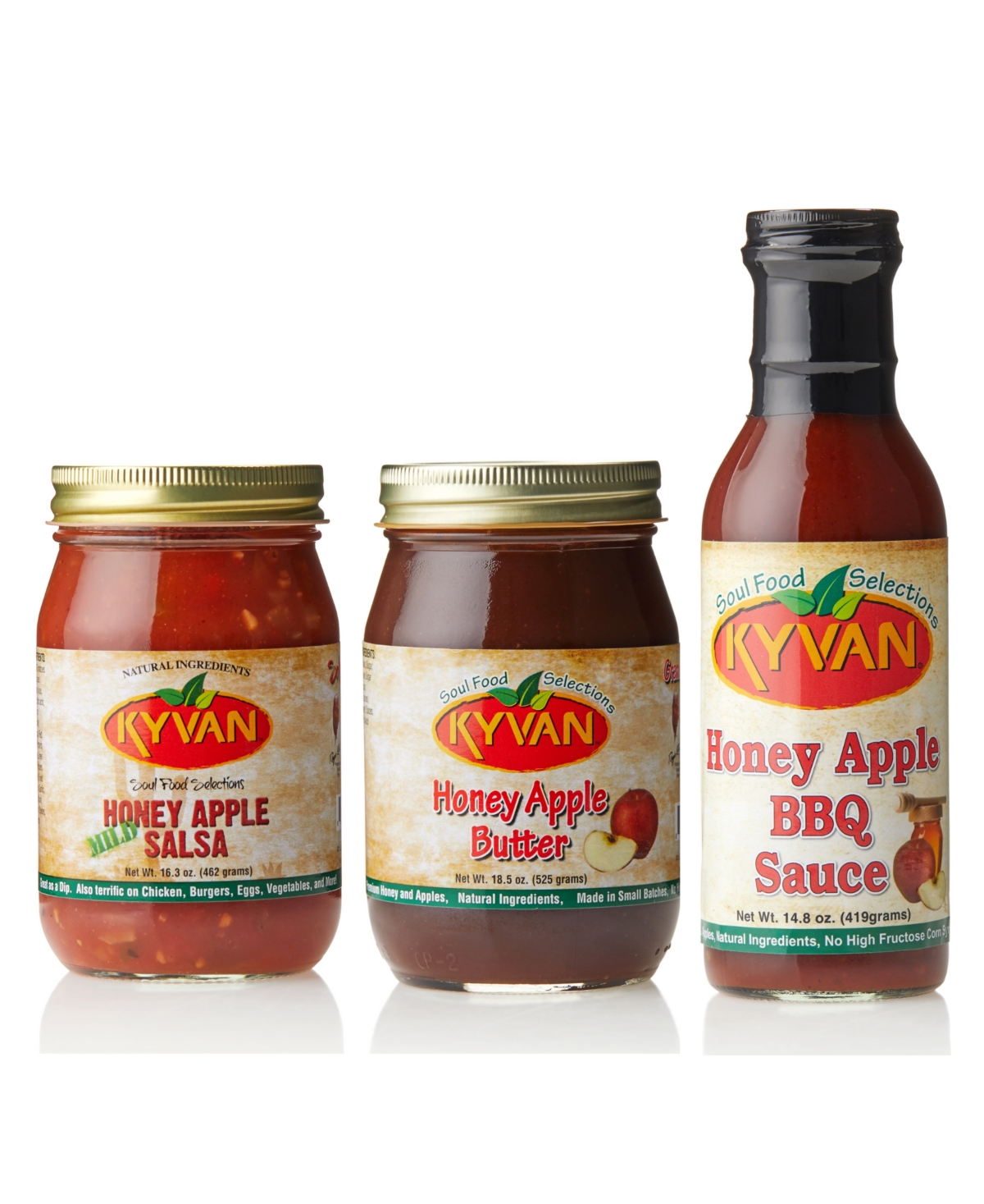 Kyvan Foods Honey Apple Goodness Variety Set, Pack Of 3